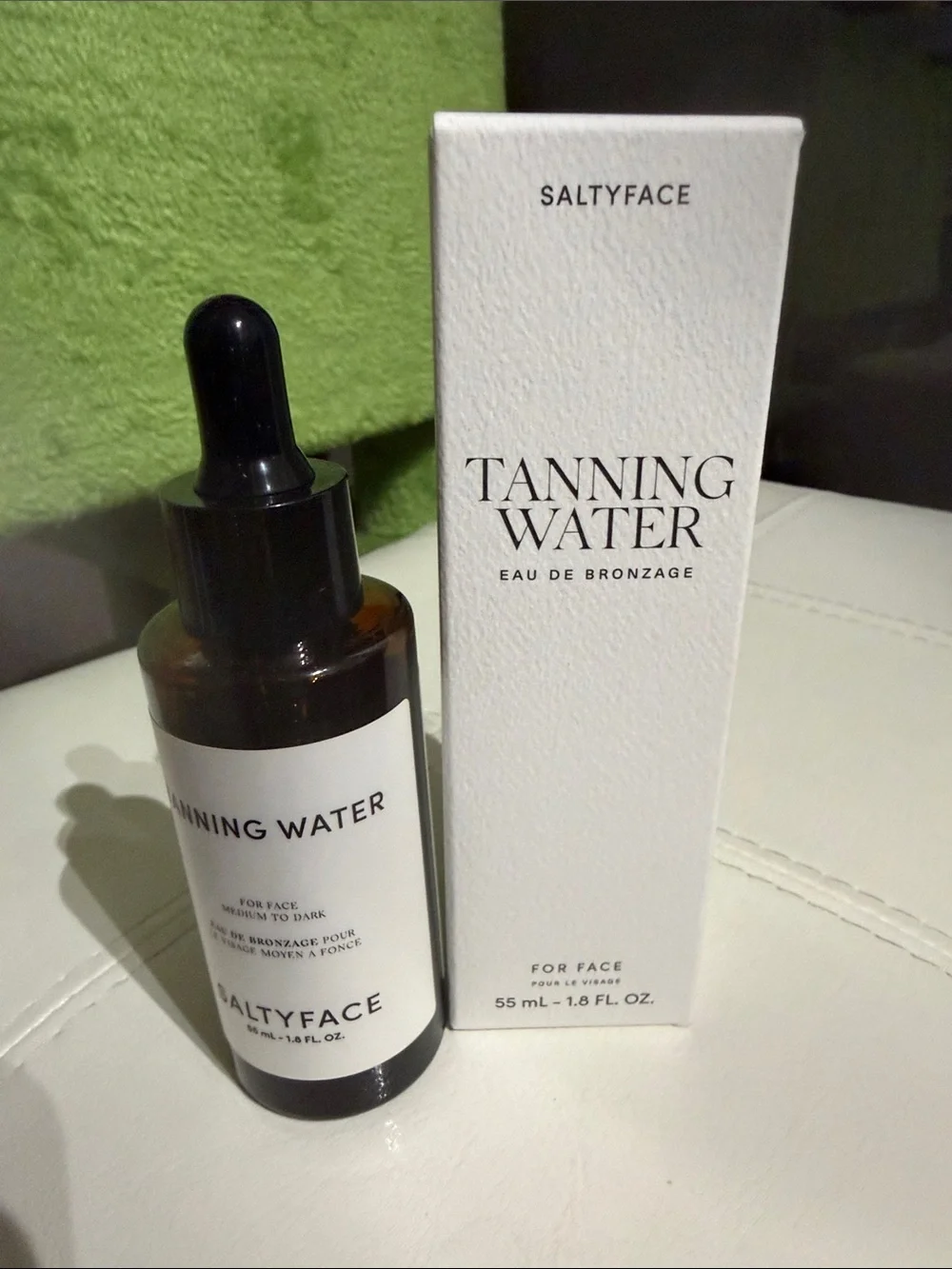 Saltyface Tanning Water for Face — White